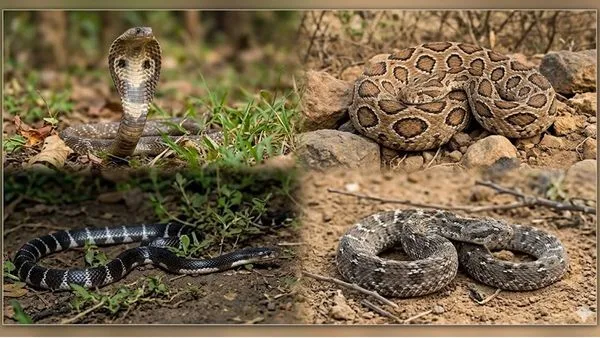 എല്ലാ പാമ്പുകളേയും അങ്ങനെ പേടിക്കേണ്ടതുണ്ടോ? ഏറ്റവും അപകടകാരികൾ ഈ നാല് പാമ്പുകൾ