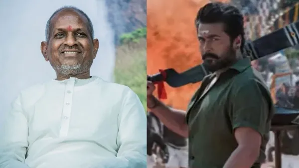 இளையராஜா காப்பிரைட்டுக்கு போராடுவதை கருப்பு படத்தில் கிண்டல் செய்த ஆர்ஜே பாலாஜி? எழும் எதிர்ப்பு