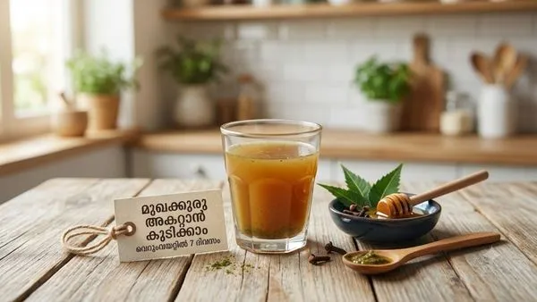 വെറുംവയറ്റിൽ 7 ദിവസം ഈ പാനീയം കുടിക്കാം; വിട്ടുമാറാത്ത മുഖക്കുരു പമ്പ കടക്കും